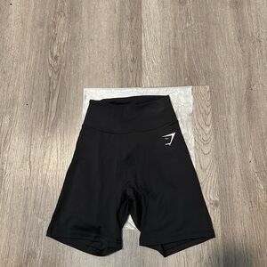 Gymshark Black Bike Shorts High Waist Stretch